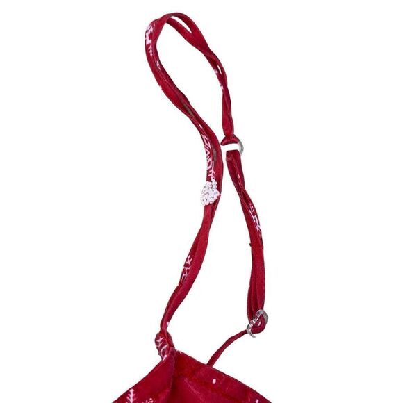 GUC Red Winter Nightie with Snowflakes - Picture 4 of 11